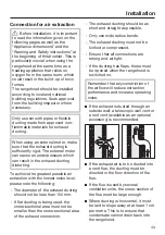 Предварительный просмотр 43 страницы Miele DA 4288 W Operating And Installation Instructions