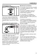 Предварительный просмотр 45 страницы Miele DA 4288 W Operating And Installation Instructions