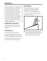 Preview for 30 page of Miele DA 446-4 Operating And Installation Manual