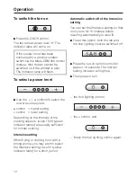 Preview for 12 page of Miele DA 489-4 Operating And Installation Instructions