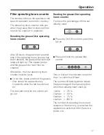 Предварительный просмотр 17 страницы Miele DA 489-4 Operating And Installation Manual