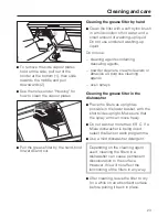 Предварительный просмотр 23 страницы Miele DA 489-4 Operating And Installation Manual