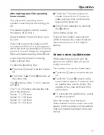 Preview for 17 page of Miele DA 5000 D Operating And Installation Manual