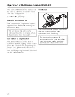 Preview for 28 page of Miele DA 5000 D Operating And Installation Manual