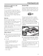 Предварительный просмотр 23 страницы Miele DA 5100 D Operating And Installation Instructions