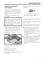 Предварительный просмотр 25 страницы Miele DA 5100 D Operating And Installation Instructions