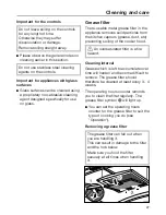 Предварительный просмотр 27 страницы Miele DA 5106 Operating And Installation Instructions