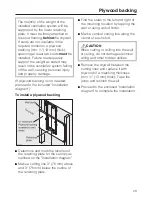 Предварительный просмотр 29 страницы Miele DA 5190 W Operating And Installation Instructions