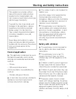 Предварительный просмотр 5 страницы Miele DA 5294 W Operating And Installation Manual