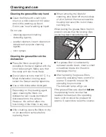 Предварительный просмотр 24 страницы Miele DA 5294 W Operating And Installation Manual