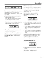 Preview for 15 page of Miele DA 5320 D Operating And Installation Instructions