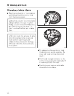 Preview for 22 page of Miele DA 5320 D Operating And Installation Manual