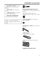 Предварительный просмотр 25 страницы Miele DA 5321 W Operating And Installation Instructions