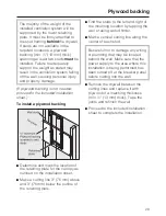 Предварительный просмотр 29 страницы Miele DA 5321 W Operating And Installation Instructions