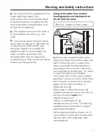 Preview for 7 page of Miele DA 5330 D Operating And Installation Manual