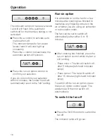 Предварительный просмотр 16 страницы Miele DA 5330 D Operating And Installation Manual