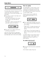 Preview for 16 page of Miele DA 5330 D Operating And Installation Manual