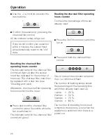 Preview for 20 page of Miele DA 5330 D Operating And Installation Manual