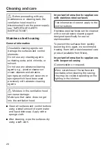 Preview for 28 page of Miele DA 5428 W Operating And Installation Instructions