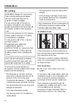 Preview for 40 page of Miele DA 5428 W Operating And Installation Instructions