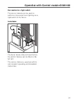 Предварительный просмотр 29 страницы Miele DA 5490 W Operating And Installation Manual