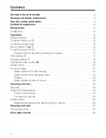 Preview for 2 page of Miele DA 6000 W Operating Instructions Manual