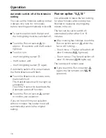 Preview for 16 page of Miele DA 6000 W Operating Instructions Manual