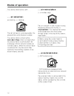 Preview for 12 page of Miele DA 6290 D Operating And Installation Instructions