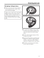 Предварительный просмотр 23 страницы Miele DA 6290 D Operating And Installation Instructions