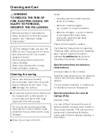 Preview for 16 page of Miele DA 6290 W Operating And Installation Instructions