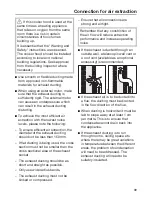 Preview for 39 page of Miele DA 6296 W Operating And Installation Instructions