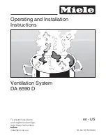 Miele DA 6590 D Operating And Installation Instructions предпросмотр