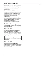 Preview for 60 page of Miele DA 6698 D EXT Operating And Installation Instructions