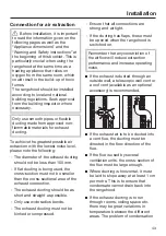 Предварительный просмотр 43 страницы Miele DA 6698 W Operating And Installation Instructions