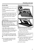 Предварительный просмотр 37 страницы Miele DA 6798 W Operating And Installation Instructions