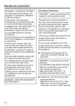 Preview for 50 page of Miele DA 6798 W Operating And Installation Instructions