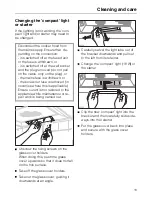 Предварительный просмотр 13 страницы Miele DA 68 Operating Instructions Manual