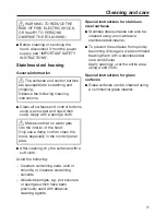 Preview for 17 page of Miele DA 6881 Operating And Installation Instructions