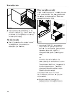 Предварительный просмотр 32 страницы Miele DA 6881 Operating And Installation Instructions