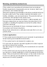 Preview for 4 page of Miele DA 7378 D Operating And Installation Instructions