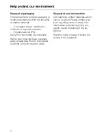 Предварительный просмотр 4 страницы Miele DA 8-2 Operating Instructions Manual