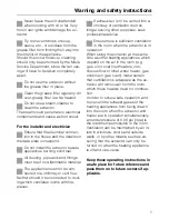 Предварительный просмотр 7 страницы Miele DA 8-2 Operating Instructions Manual