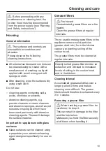 Preview for 19 page of Miele DA 9090 W Operating And Installation Instructions