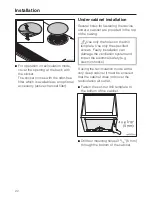 Предварительный просмотр 22 страницы Miele DA1180 Operating And Installation Instructions