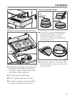 Предварительный просмотр 25 страницы Miele DA1180 Operating And Installation Instructions