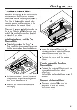 Предварительный просмотр 21 страницы Miele DA1260SS Operating And Installation Instructions