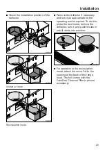 Preview for 29 page of Miele DA1260SS Operating And Installation Instructions