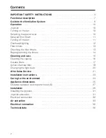 Preview for 2 page of Miele DA2210 Operating And Installation Instruction