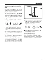 Preview for 15 page of Miele DA2210 Operating And Installation Instruction