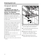 Preview for 20 page of Miele DA2210 Operating And Installation Instruction